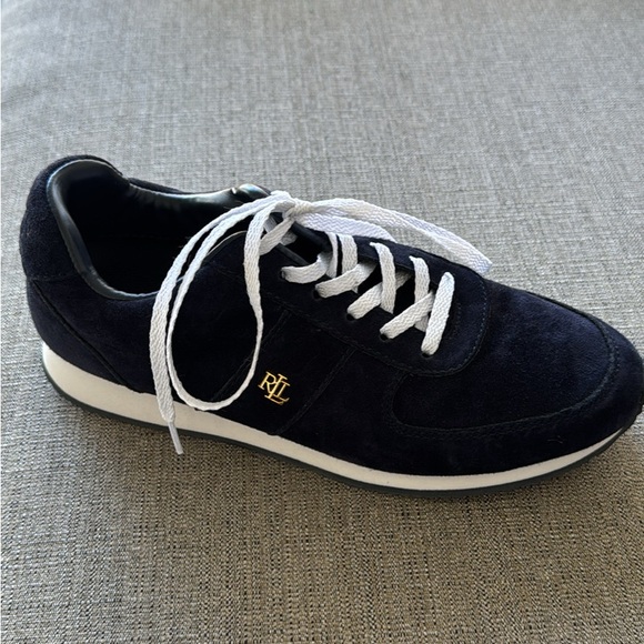 Ralph Lauren Shoes - Ralph Lauren Women’s Navy Suede Sneakers